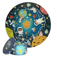 Boppi ruimtevaart puzzel rond 150 stukjes – complete puzzel overzicht