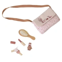 Beauty tas met lieveheersbeestjes en houten make up spullen voor rollenspel