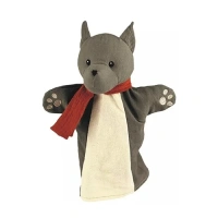 Open einde spel met de handpop wolf van Egmont Toys voor spannende verhalen maken. 