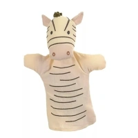 Zachte zebra handpop voor fantasierijk rollenspel van Egmont Toys