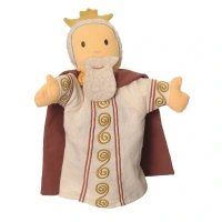 Egmont Toys handpop koning voor poppenkast, handpop voor fantasierijk rollenspel bij Het Speellab.
