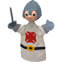 Handpop ridder Bass & Bass – poppenkast en rollenspel speelgoed