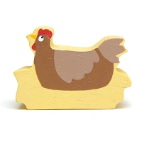 Tender Leaf Toys houten kip van duurzaam speelgoed bij Het Speellab.