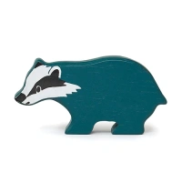Tender Leaf Toys houten bosdier das speelfiguur van massief rubberhout verkrijgbaar bij Het Speellab