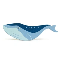 Tender Leaf houten walvis zeedier voor kleine werelden van Het Speellab.
