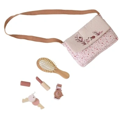 Beauty tas met lieveheersbeestjes en houten make up spullen voor rollenspel