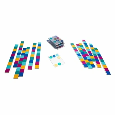 BS Toys Brain Race spel – educatief tafelspel voor kinderen en gezinnen, met houten schijven en voorbeeldkaarten het speellab