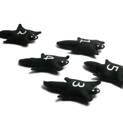 Vijf eekhoorns parachutespel BS Toys