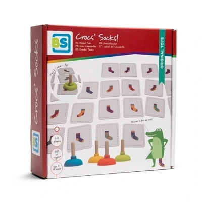 BS Toys Kroko’s Sok Memory zuignap memoryspel in de originele verpakking bij online speelgoedwinkel Het Speellab