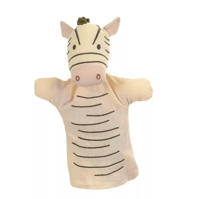 Zachte zebra handpop voor fantasierijk rollenspel van Egmont Toys