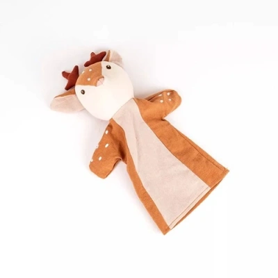 Lieve hertenkalf handpop voor fantasierijk rollenspel.
