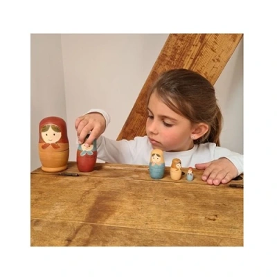 Egmont Toys houten matroesjka speelgoed voor creatief spel bij het Speellab