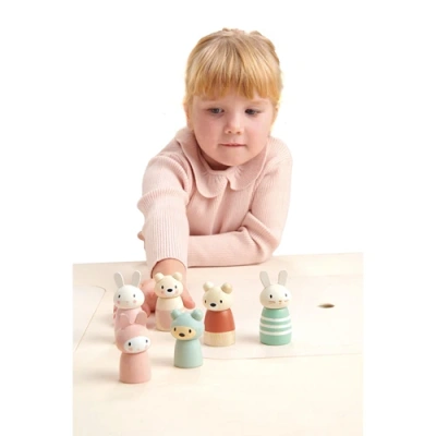 Tender Leaf houten poppetjes uit de Merrywood Tales-collectie.