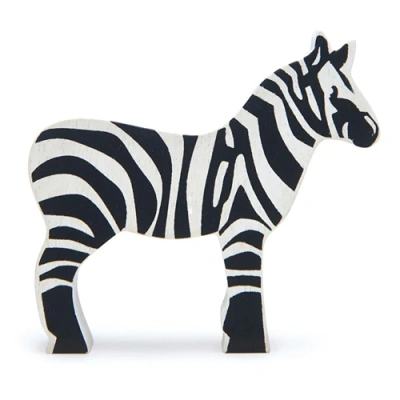 Tender Leaf Toys houten zebra speelfiguur voor kinderen vanaf 3 jaar