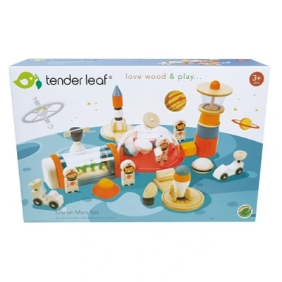 Tender Leaf Life on Mars Set houten ruimtestation van Het Speellab.
