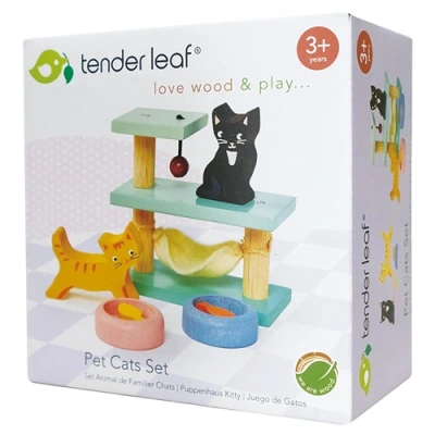 tender-leaf-toys-pets-cat-set-houten-katten