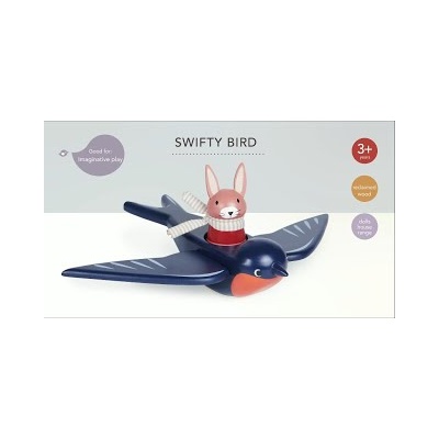 Houten vogel Swifty bird video