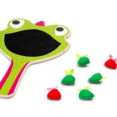Actief houten sportspel voor kinderen – BS Toys Gekko Racket
